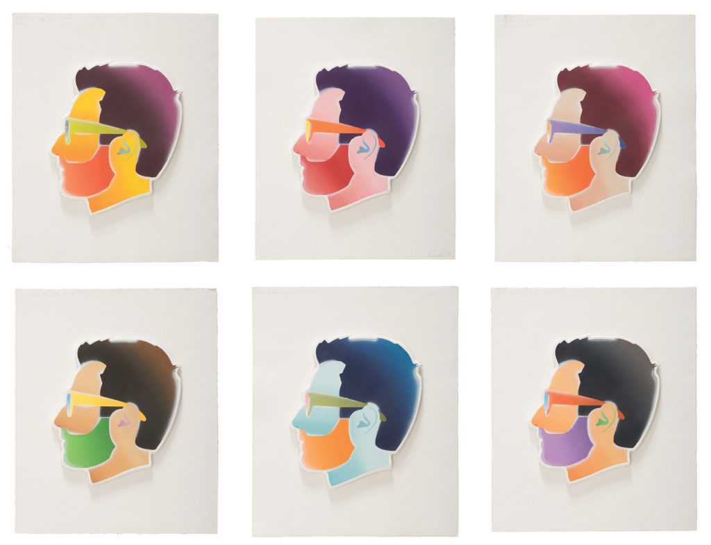 Self-Portrait', a new series of Mixografia prints by Alex Israel –  Mixografia
